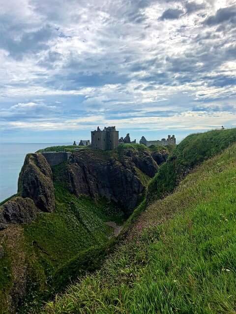 Skotsko, Dunnottar Castle - Hrad na útesu