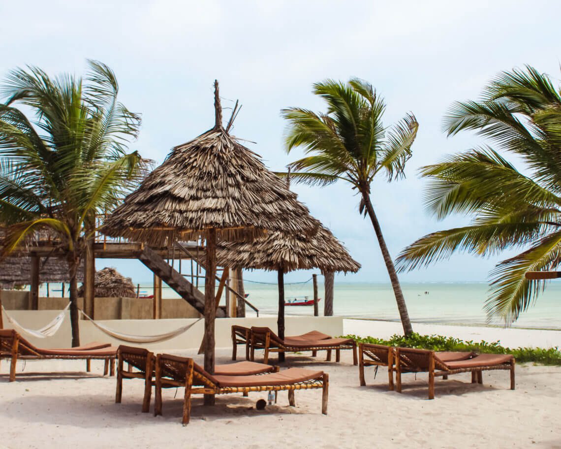 Zanzibar Paje pláž