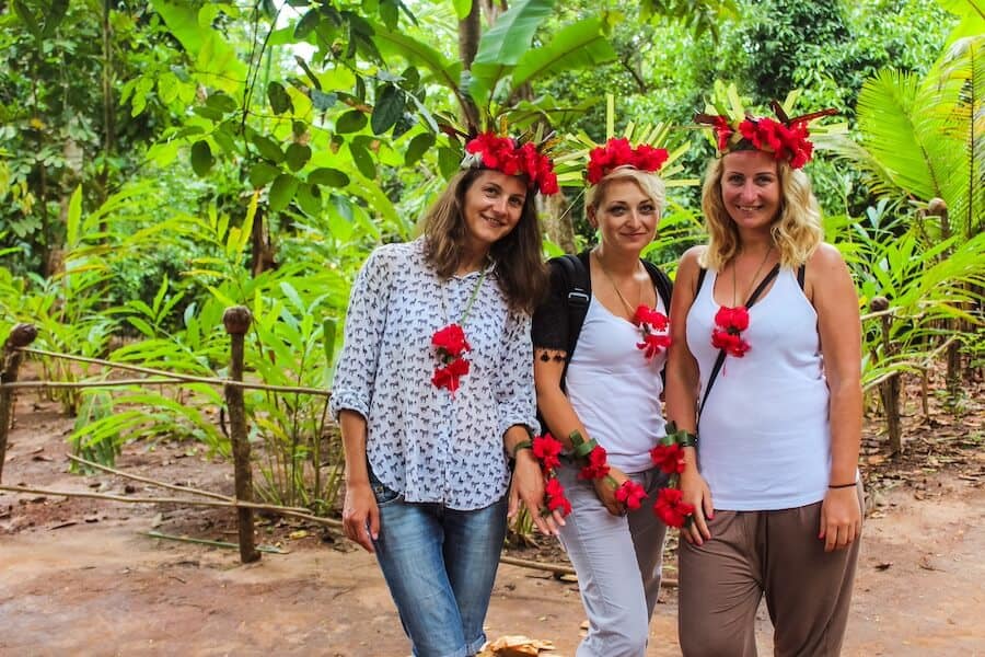 Zanzibar Spice Tour s místním průvodcem, tři ženy