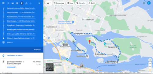Stockholm mapa