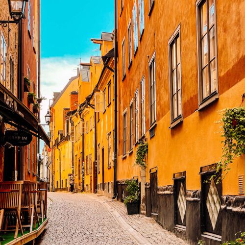 Stockholm_ulice ve Starém Městě
