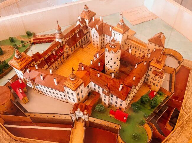 Maketa puvodniho Kralovskeho palace ve Svedsku
