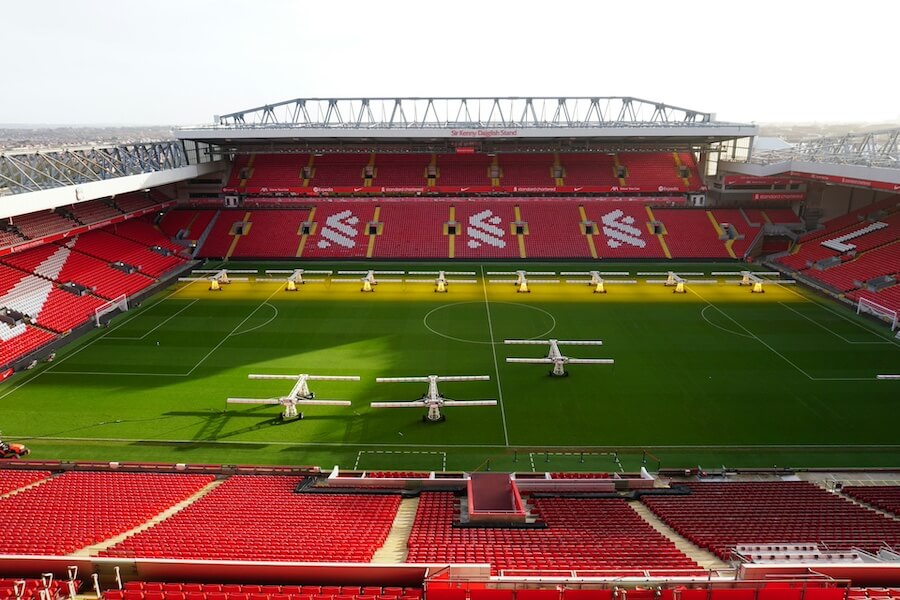 Fotbalový stadion Liverpool FC, Anfield, Velká Británie