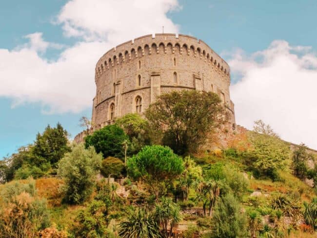 Hrad Windsor pohled na Kruhovou věž