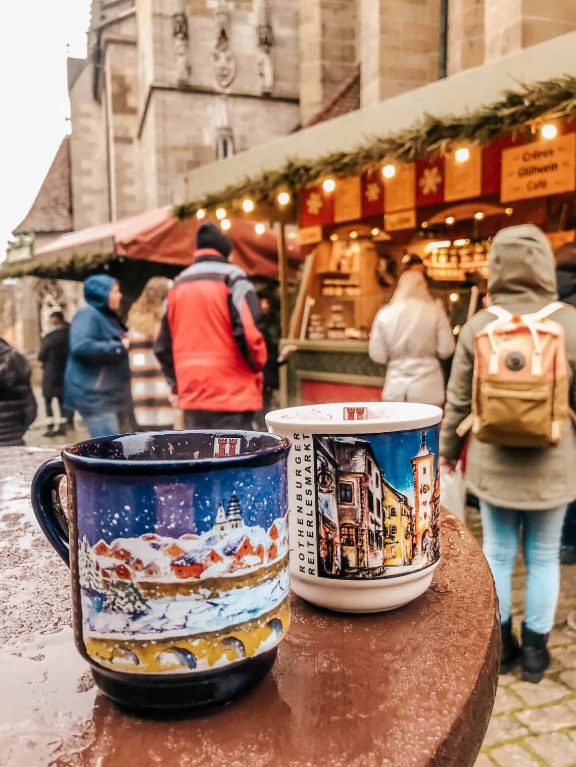 Rothenburg ob der Tauber hrníčky vánoční trhy