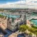 Barcelona, pohled na přístav Port Vell