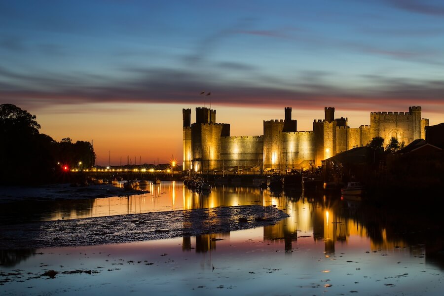 Co vidět ve Walesu poprvé: Hrad Caernarfon