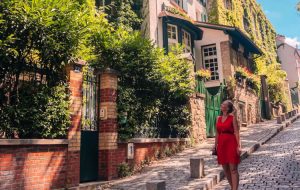Insta místa v Paříži - ulice na Montmartru