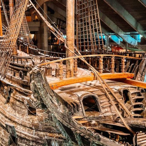Vrak lodi Vasa ve Stockholmu, jedna z nejznámějších památek, kterou musíte vidět ve Stockholmu za 3 dny