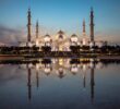 Co videt v Abu Dhabi_pohled na mešitu Šejka Zayeda po setmění